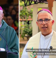 Bispo de Aparecida, Orlando Brandes, e bispo auxiliar de Manaus, dom frei Samuel Ferreira  Foto: Reprodução / BBC News Brasil