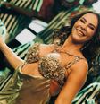 Paolla Oliveira curte novo momento como rainha de bateria da Imperatriz Leopoldinense  Foto: Divulgação/Wagner Rodrigues