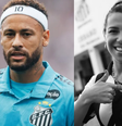 Neymar lamenta morte de Naty Potira e faz homenagem à torcedora do Santos  Foto: Mais Novela