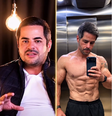 O empresário e marido de Simone Mendes, Kaká Diniz mostra o antes e depois  Foto: Reprodução/Instagram