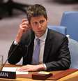 O CEO da OpenAI, Sam Altman, discursa no Conselho de Segurança das Nações Unidas durante uma sessão sobre inteligência artificial, na sede da ONU  Foto: Reuters / BBC News Brasil