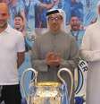 Xeque Mansour Bin Zayed Al Nahyan, proprietário do Manchester City - Reprodução de vídeo Foto: Jogada10