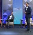 Debate entre os candidatos ao governo do Paraná  Foto: TV Globo/Reprodução / Estadão