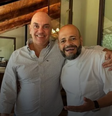 O ministro Alexandre de Moraes e o chef de cozinha José Maria Meira  Foto: Reprodução/PF