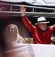 O presidente e candidato à reeleição, Luiz Inácio Lula da Silva (PT) participa do evento de campanha O Brasil Pronto para Mais, na Praça do Ferreira, no Centro de Fortaleza (CE), nesta terça-feira, 29 de setembro de 2026  Foto: MATHEUS TEIXEIRA/PERA PHOTO PRESS / Estadão