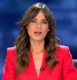 Carmen Corazzini foi 'traída' pelo áudio aberto, mas seu comentário não irritou as artistas envolvidas  Foto: Reprodução/TV