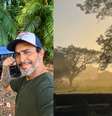 André Marques trocou parte da rotina na cidade por dias no campo e transformou o sítio herdado do pai em um refúgio cheio de memórias Foto: Reprodução/Instagram / Bons Fluidos