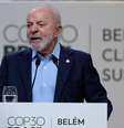 Na COP30 em Belém, Luiz Inácio Lula da Silva defendeu que os países encaminhem o fim da dependência dos combustíveis fósseis. (06/11/2025)  Foto: RFI