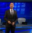 Pela primeira vez, César Tralli será o mediador do debate presencial na Globo  Foto: Reprodução