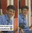 Lito Sousa caindo em pegadinha do Domingão  Foto: Reprodução Globoplay | Reprodução Instagram @Lito