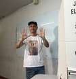 Cleitinho durante votação neste domingo, 4, em Minas Gerais  Foto: Reprodução/Redes Sociais