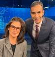 Os âncoras do 'Jornal Nacional', Renata Vasconcellos e César Tralli  Foto: Reprodução