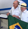 Lula vota em São Bernardo do Campo (SP)  Foto: Repodução/GloboNews