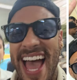 Neymar Jr brinca com tumulto causado ao votar em Santos (SP)  Foto: Reprodução/Instagram/neymarjr
