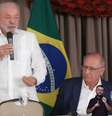 O presidente Lula critica o STF em discurso durante encontro com aliados  Foto: Reprodução via Youtube / Estadão