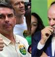 Flávio Bolsonaro ficou à frente na disputa eleitoral do primeiro turno contra Lula  Foto: ALEXANDRE BRUM/ENQUADRAR/ESTADÃO CONTEÚDO / WILDALLY SOUZA/ATO PRESS/ESTADÃO CONTEÚDO