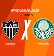 Atlético se prepara para jogo de ida contra o Palmeiras pelo sub-17 - Foto: Divulgação / GaloNaBase / Jogada10