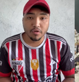 'Ia pular da arquibancada', diz torcedor que foi confundido e agredido pela torcida do São Paulo  Foto: Reprodução/Instagram 