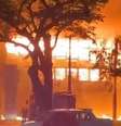 Incêndio tomou o antigo prédio da Diretoria de Inovação e Empreendedorismo (Dine) da UFPE.  Foto: Reprodução / Portal de Prefeitura
