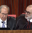 Os ministros Ricardo Villas Bôas Cueva e Sebastião Reis Júnior foram os únicos a defender a manutenção dos votos de Anthony Garotinho  Foto: Reprodução/YouTube/TV Justiça