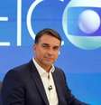 O candidato Flávio Bolsonaro no programa 'Entrevista com o Candidato', na Globo, em agosto  Foto: Manoela Mello/TV Globo