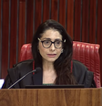 Ministra Estela Aranha durante leitura do seu voto nesta quinta-feira, 8  Foto: Reprodução/Youtube/TSE