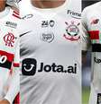 Flamengo, Corinthians e São Paulo são patrocinados por bets e precisam cumprir regra da MP  Foto: Gilvan de Souza/CRF / EDU ANDRADE/FATOPRESS/ESTADÃO CONTEÚDO / Rubens Chiri/São Paulo FC