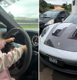 Porsche é apreendido após dono postar vídeos a 300km/h e com filha no colo em rodovias de SP  Foto: Reprodução/Redes Sociais 