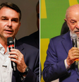 Flávio Bolsonaro (PL) e Lula (PT) seguem para o segundo turno das eleições gerais na disputa pela Presidência da República  Foto: Estadão Conteúdo