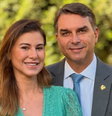 Fernanda e Flávio Bolsonaro são casados desde 2010  Foto: Reprodução/Instagram