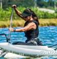 Rie Nagasako tinha 48 anos e foi campeã pan-americana de Va'a.  Foto: Reprodução/Instagram