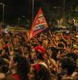 Estudantes fazem manifestação em São Paulo a favor da reeleição de Lula (PT) nesta quinta-feira, 8  Foto: Gabriela Pereira/Enquadrar/Estadão Conteúdo