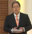 Jackson Abrão na época em que comandada o 'Jornal da Anhanguera' na afiliada da Globo em Goiás  Foto: Reprodução