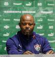 Foto: Marcão em coletiva pelo Fluminense ( Marina Garcia/FFC) / Gávea News