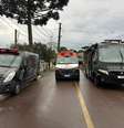 Homem foi neutralizado pela polícia  Foto: Divulgação/PMPR