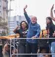 Presidente e candidato à reeleição pelo PT, Luiz Inácio Lula da Silva, em ato na Avenida Paulista  Foto: Daniel Teixeira/Estadao / Estadão