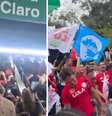 Apoiadores de Lula no transporte público | apoiadores na Avenida Paulista  Foto: Reprodução | X