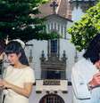 A Igreja Nossa Senhora do Amor foi o cenário da confirmação do amor de Roberto Carlos e Maria Rita há 30 anos  Foto: Reprodução