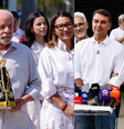 Lula fez missa no Palácio da Alvorada em homenagem ao dia da Nossa Senhora Aparecida; Flávio participou de uma missa na Catedral Metropolitana de Brasília  Foto: FOTOARENA/ESTADÃO CONTEÚDO - WILTON JUNIOR/ESTADÃO CONTEÚDO/ESTADÃO CONTEÚDO