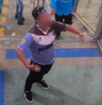 Vídeo com suposto ato de racismo foi divulgado por torcedores após o Gre-Nal Foto: Reprodução/X