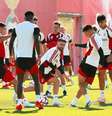 Atividade de preparação do Celtic antes de encarar o Benfica - Foto: Divulgação / Jogada10