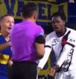 Andrés Gómez foi expulso no duelo entre Boca Juniors e Vasco. Foto: Reprodução/Redes sociais