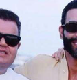 O empresário controlador da VaiDeBet, André Rocha, e o cantor Gusttavo Lima  Foto: Justiça do Estado de Pernambuco / BBC News Brasil