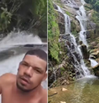 Maurício Marques Gomes, de 32 anos, morreu depois de cair do alto de uma cachoeira na região serrana de Macaé  Foto: Reprodução