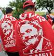 Manifestação em apoio a Lula em Juiz de Fora (MG) Foto: ANSA / Ansa - Brasil