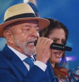 Montagem feita por inteligência artificial coloca presidente e candidato à reeleição Lula (PT) como a cantora Juliette  Foto: Reprodução