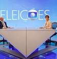 O presidente Lula (PT) em sabatina da TV Globo  Foto: Globo/Manoella Mello
