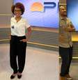 A jornalista Ângela Bispo, apresentadora da TV Clube, afiliada da Globo no Piauí, foi alvo de ataque racista Foto: Reprodução/Instagram