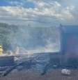 Menino de 11 anos morre e adultos que tentaram resgate ficam feridos em incêndio no RS  Foto: Bombeiros de Taquara