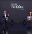 Debate na Band: veja imagens do primeiro confronto entre Flávio e Lula  Foto: Perfil Brasil